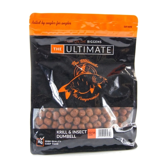 THE ULTIMATE kulki dumbell KRILL INSECTS 12/16mm 1kg